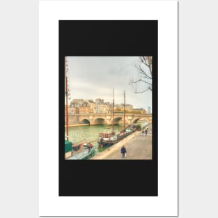 Boats & Pont Neuf Posters and Art